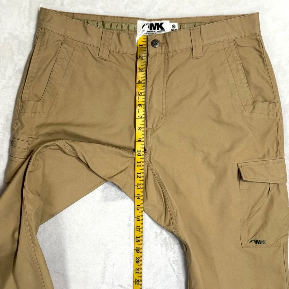 Mountain Khakis Canvas Cargo Pants Size 38x32 37 Utility Pockets Rugged Workwear